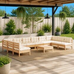 Comfort and Value in an 11 Piece Garden Lounge Set