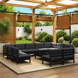 Reliable Garden Lounge Set: Quality Comfort in 12 Pieces