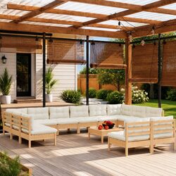 Comfortable 13-Piece Outdoor Lounge Set with Great Value