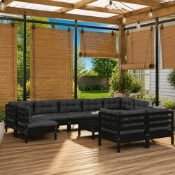 Comfortable Modular Garden Lounge Set - 10 Pieces