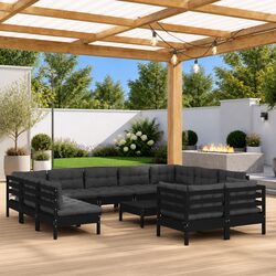Comfort and Quality in a 12-Piece Garden Lounge Set