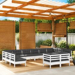 Warm and Inviting 12 Piece Lounge Set for Outdoors