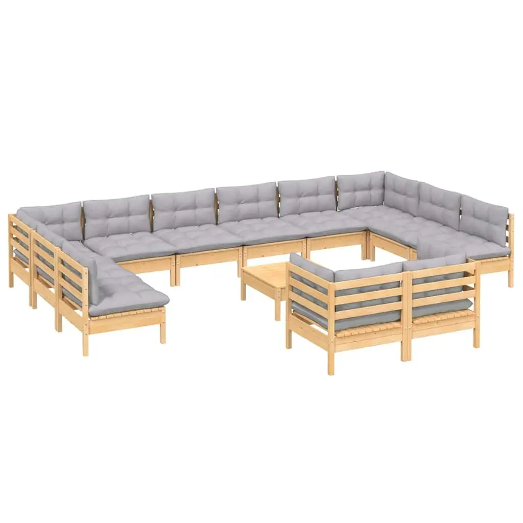 13 Piece Garden Lounge Set with Comfort and Style