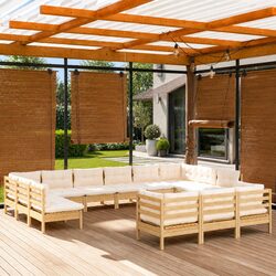 Comfortable 13 Piece Garden Lounge Set for Your Space