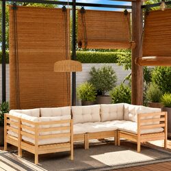 Comfortable 6 Piece Lounge Set for Your Outdoor Area