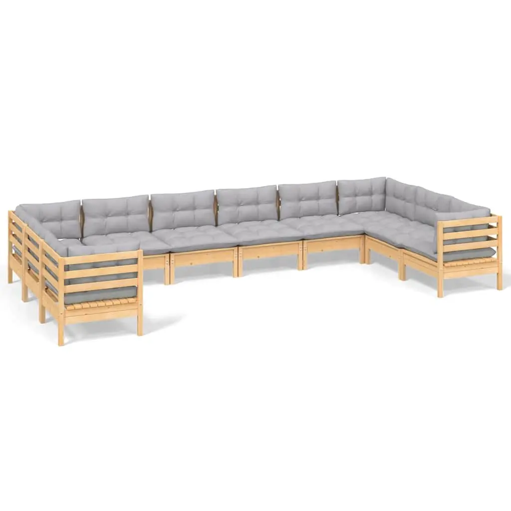10 Piece Garden Lounge Set