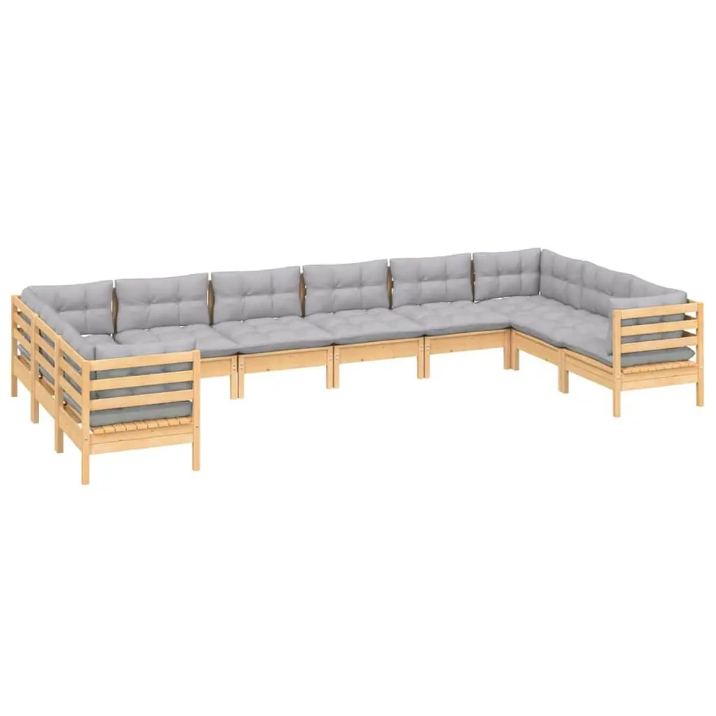 10 Piece Garden Lounge Set