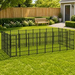 Reliable Outdoor Dog Kennel for Safe and Fun Play