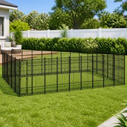 Reliable Outdoor Dog Kennel for Safe Play