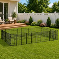 Practical Outdoor Dog Kennel for Safety and Exercise