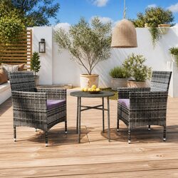 Comfortable and Reliable 3 Piece Outdoor Dining Set