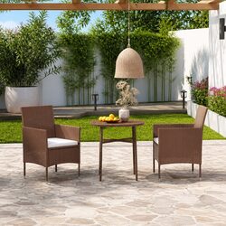 Comfortable 3 Piece Outdoor Dining Set - Affordable Quality