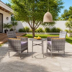 Comfortable and Reliable 3 Piece Outdoor Dining Set