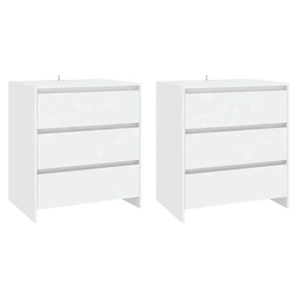 3 Piece Sideboard Storage Cabinet White Decorative Display Unit