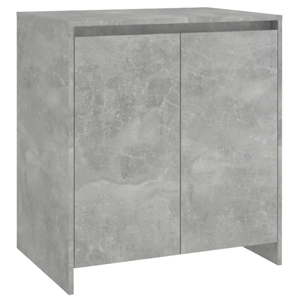3 Piece Sideboard Grey Storage Cabinet Buffet Dresser Living Room Furniture