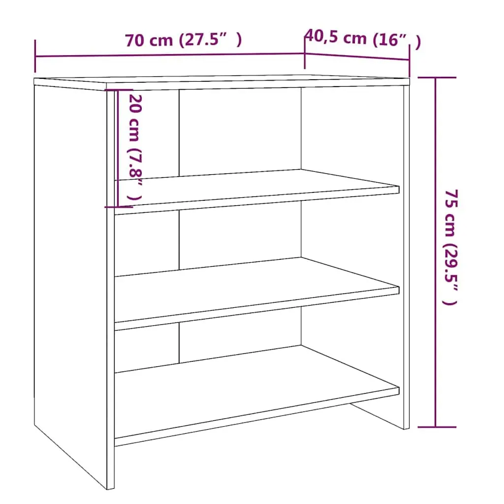 2 Piece Sideboard Grey Storage Cabinet Buffet Furniture Decor Display Unit