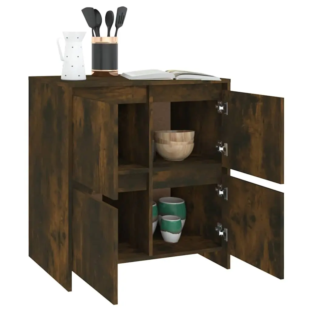2-Piece Brown Storage Sideboards