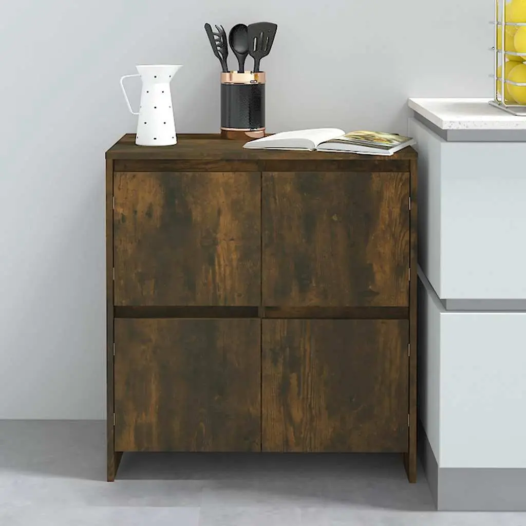 2-Piece Brown Storage Sideboards