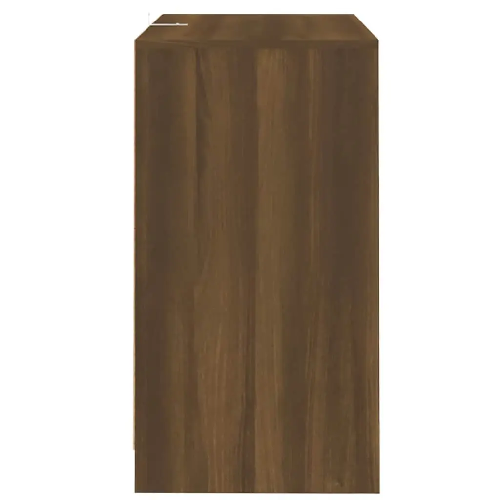 Sideboards Storage Cabinet 70x41x75 cm Brown Oak Engineered Wood 2 pcs