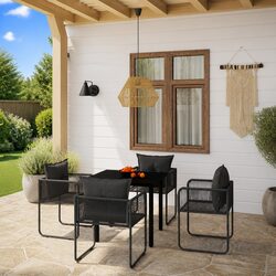 Value-Driven 5 Piece Garden Dining Set for Outdoors