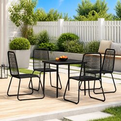 Practical 5 Piece Outdoor Dining Set for All Seasons