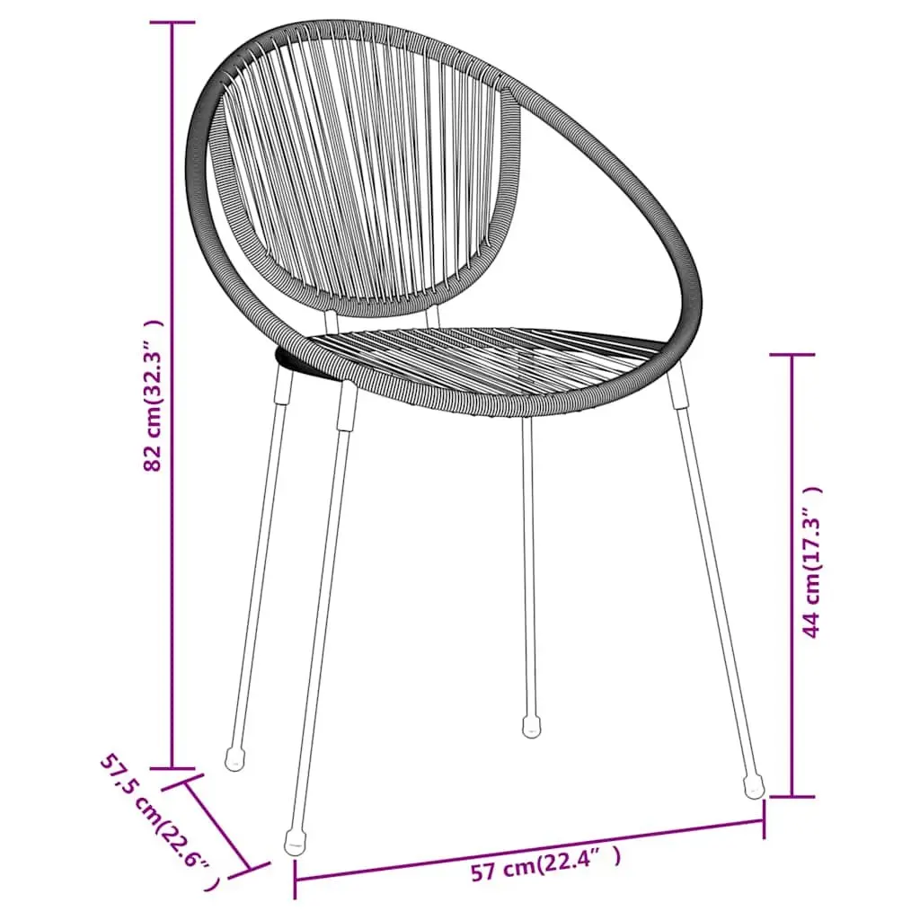 3-Piece Garden Dining Set