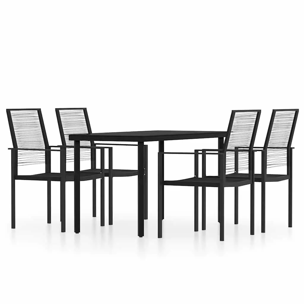 5-Piece Garden Dining Set for Outdoor Use