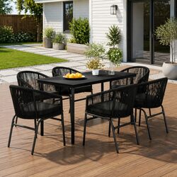 Reliable 7 Piece Outdoor Dining Set: Practical and Affordable