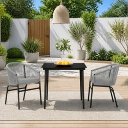 Comfortable and Reliable 3 Piece Garden Dining Set