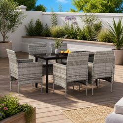 Reliable 7 Piece Outdoor Dining Set for Every Occasion