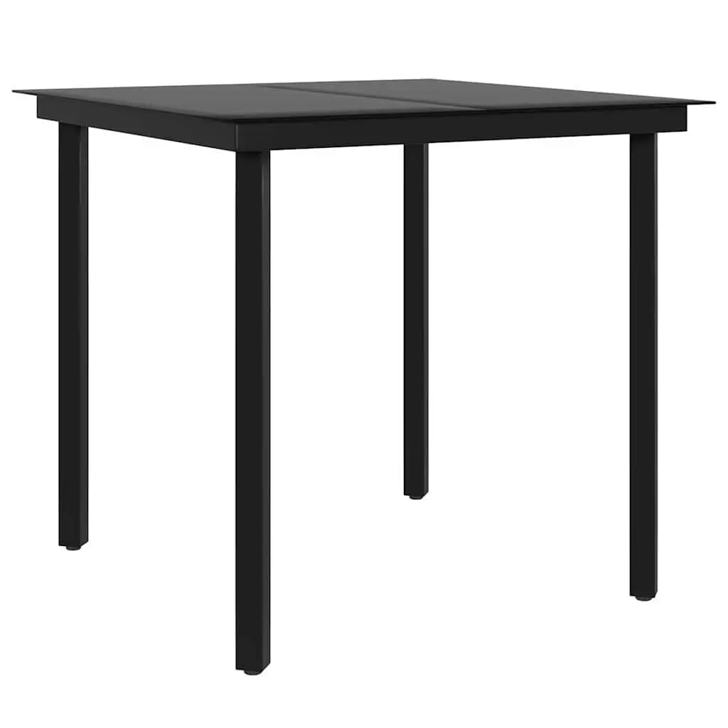 Garden Dining Set 3 Piece Outdoor Furniture Table Chairs with Cushions