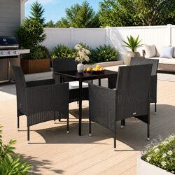 Reliable 5 Piece Garden Dining Set for Outdoor Relaxation