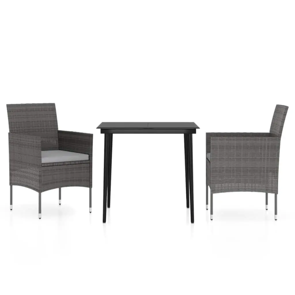 3 Piece Dining Set for Outdoor Enjoyment