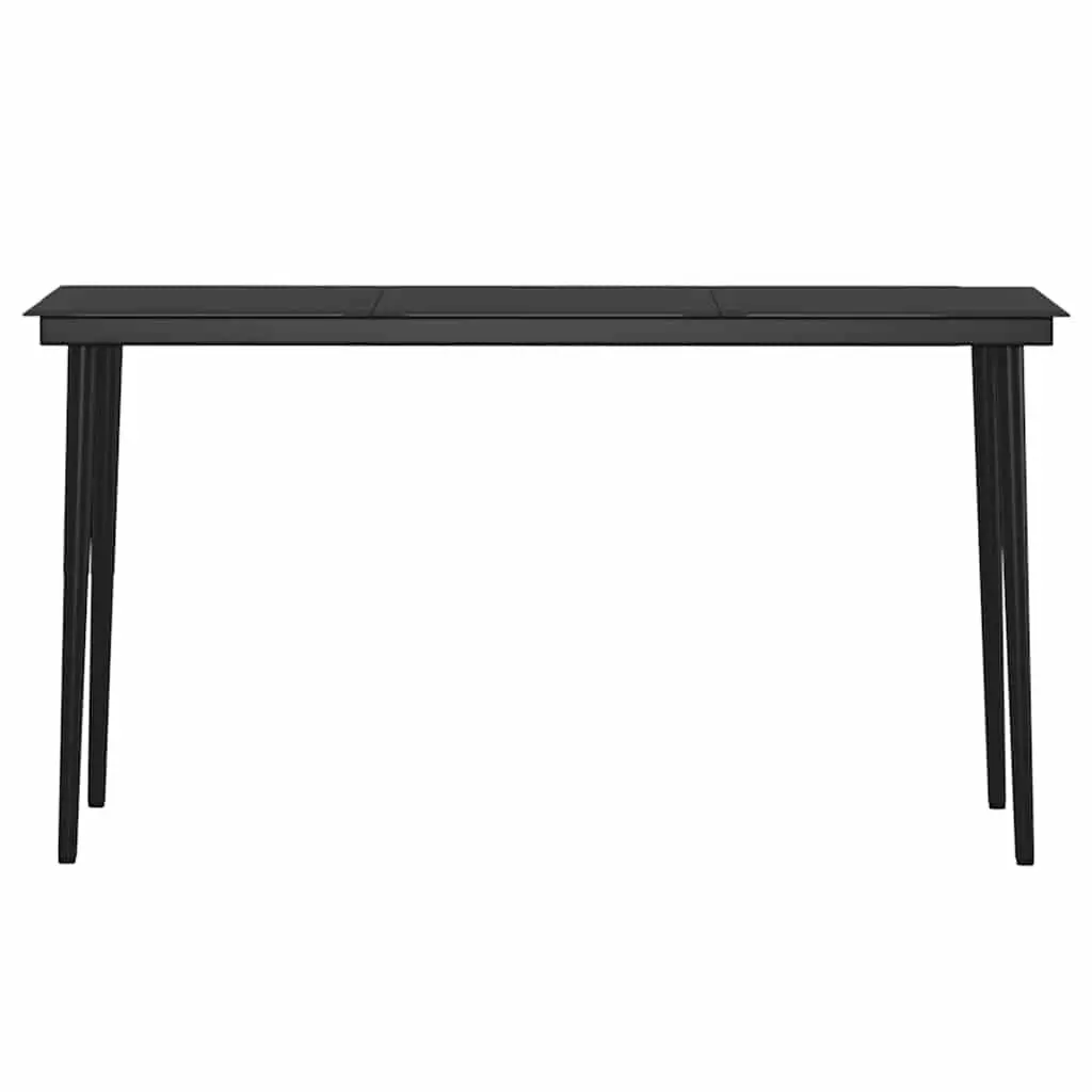 Outdoor Garden Dining Set 5 Piece Table Chairs Cushions Grey