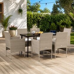 Practical and Stylish 7-Piece Garden Dining Set