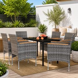 Reliable and Practical 7 Piece Outdoor Dining Set