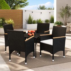 5 Piece Garden Dining Set: Comfort Meets Value