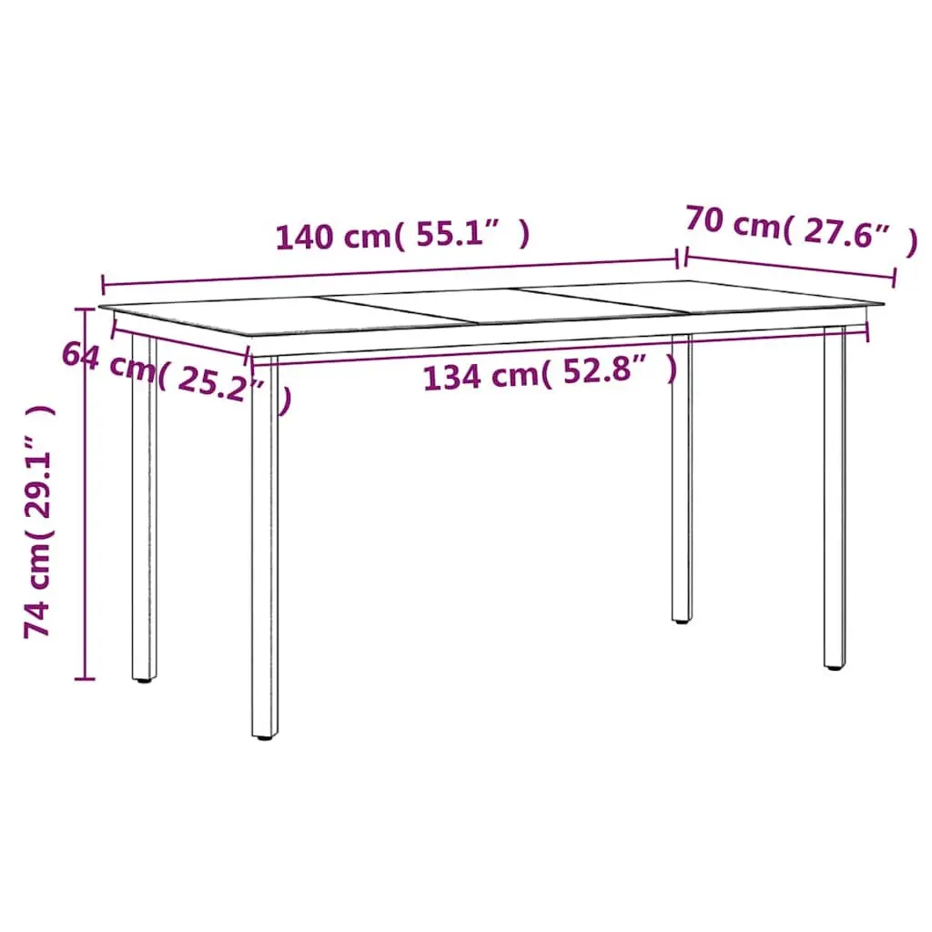 5-Piece Outdoor Dining Set
