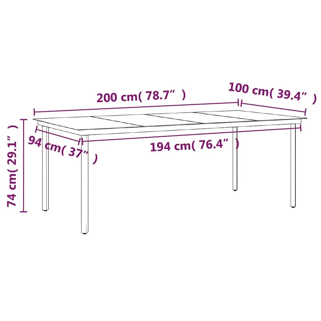 7 Piece Dining Set for Outdoor Comfort