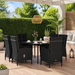 Comfortable 7 Piece Garden Dining Set for Value Seekers