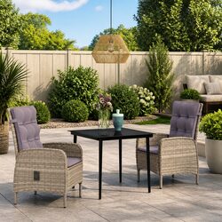 Reliable Outdoor Dining Set with Cushions for Comfort