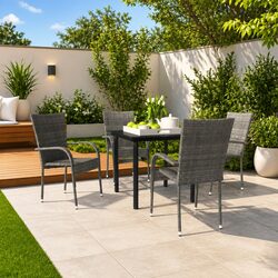 Reliable 5 Piece Garden Dining Set for Relaxation