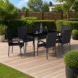 Reliable 7-Piece Dining Set for Outdoor Enjoyment