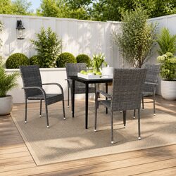 Practical 5-Piece Garden Dining Set