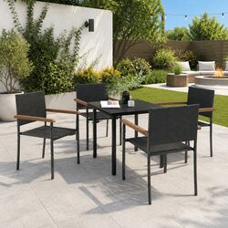 Reliable 5-Piece Garden Dining Set for All Seasons