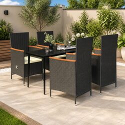 Comfort-Focused 5 Piece Garden Dining Set