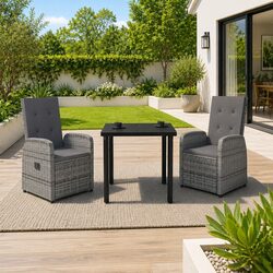 Reliable and Comfortable 3-Piece Outdoor Dining Set