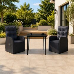 Comfortable 3-Piece Garden Dining Set with Value