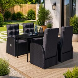 Reliable 5 Piece Garden Dining Set with Comfort
