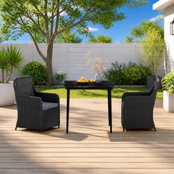 Reliable and Affordable 3 Piece Garden Dining Set